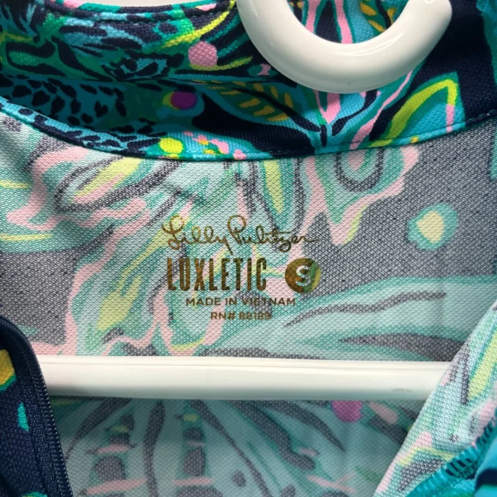 Lilly Pulitzer Women's Size Small Nassau Dress UPF 50+ Low Tide Navy Catty - NWT - Picture 5 of 13